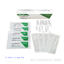 COVID-19 prueba de antígeno cassette-nasal (5pcs / caja)